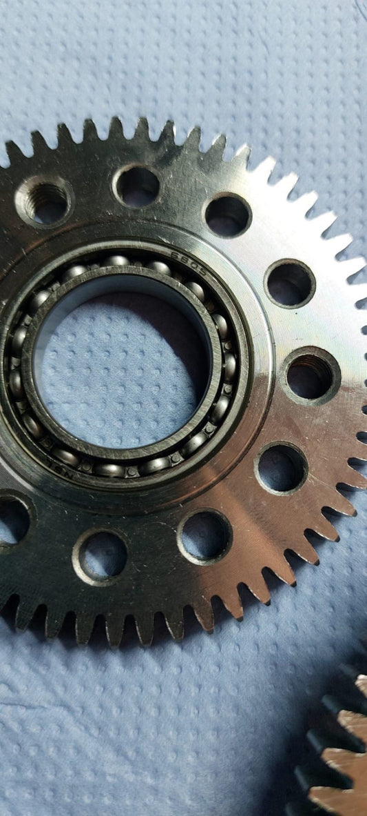Ölpumpen-Zahnrad mit Lager Detailaufnahme